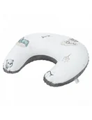 Poduszki do karmienia - Bonjour Cherie Rogal bawełniany 50x65cm Misie Minky Dapple gray - miniaturka - grafika 1