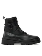 Botki męskie - Boss Trapery Nebular 50529188 Czarny - miniaturka - grafika 1