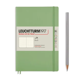 Notatnik Leuchtturm1917 Paperback B6+, Kropki, Sage - Notesy i bloczki - miniaturka - grafika 1