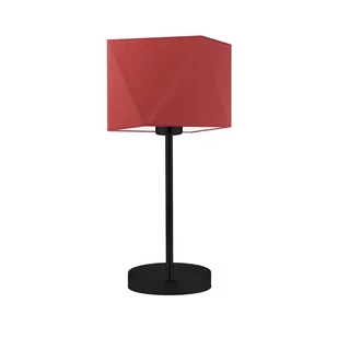 Lampka nocna LYSNE Wuhu, 60 W, E27, czerwona/czarna, 43x23 cm - Lampy stojące - miniaturka - grafika 1