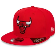 Czapki i chusty sportowe męskie - Czapka New Era 9Fifty Repreve Chicago Bulls 60435185 - czerwona - miniaturka - grafika 1