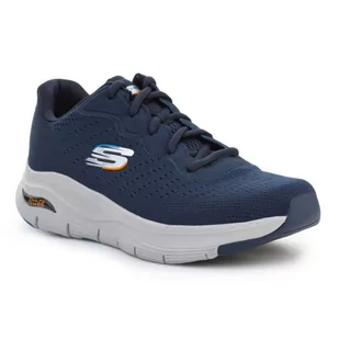 Skechers Męskie tenisówki Arch Fit, granatowe, 7,5 UK - Trampki męskie - miniaturka - grafika 1