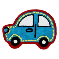 Dywany dla dzieci - Dziecięcy dywan w kształcie samochodu Catherine Lansfield Car, 50x70 cm - miniaturka - grafika 1