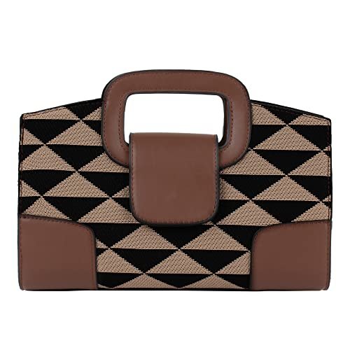 ZLMBAGUS Women Vintage Flap Tote Top Handle Satchel Handbags PU Leather Clutch Purse Casual Messenger Chain Shoulder Crossbody Bag