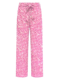 ONLY Spodnie w kolorze różowym - Spodnie sportowe damskie - miniaturka - grafika 1