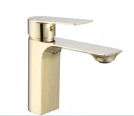 Baterie umywalkowe - Rea B9911 Urban Gold Bateria umywalkowa niska - miniaturka - grafika 1