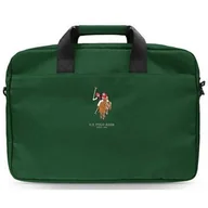Torebki damskie - US Polo Torba USCB15PUGFLGN 16" zielona/green - miniaturka - grafika 1