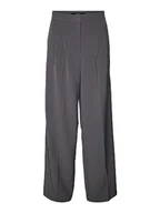 Spodnie damskie - Bestseller A/S Damskie spodnie VMTROIAN MR Wide DAD Pant NOOS, Grey Pinstripe, XS/32, Grey Pinstripe, (XS) W / 32L - miniaturka - grafika 1