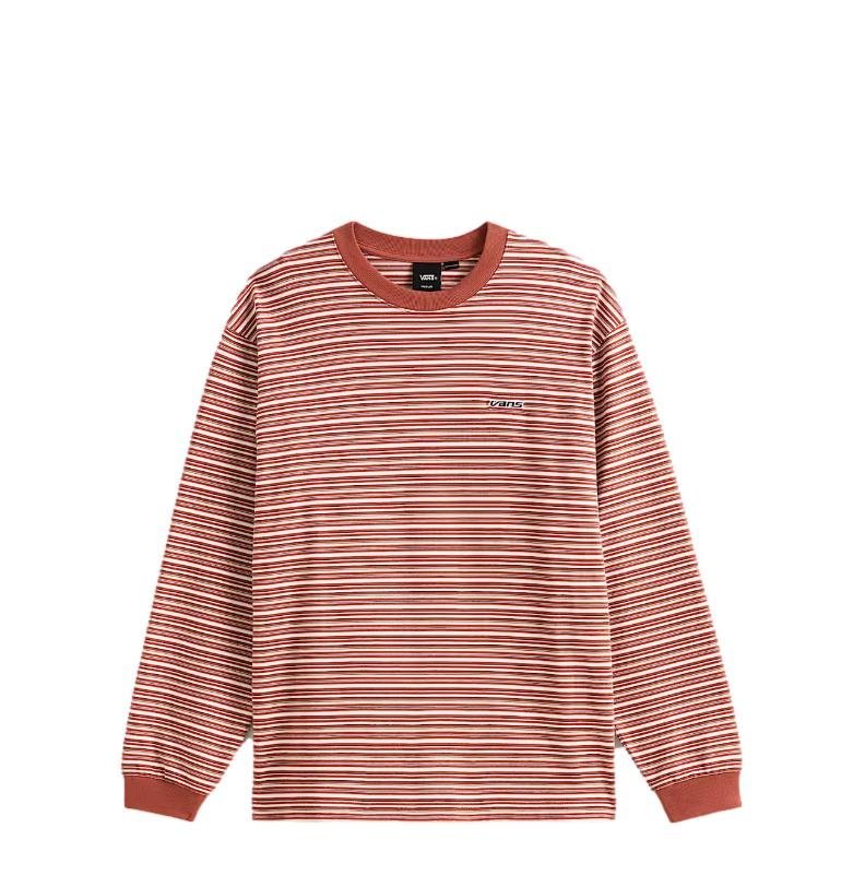 T-shirt Męski VANS z długim rękawem Wesley Stripe LS Light Bronze VN000TBNG831 L