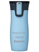 Kubki termiczne - Kubek termiczny z grawerem Contigo West Loop 2.0 470 ml - Błękitny - miniaturka - grafika 1
