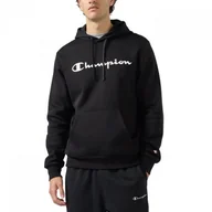 Bluzy męskie - Champion bluza męska z kapturem Hooded Sweatshirt 221809.KK001 M czarny - miniaturka - grafika 1