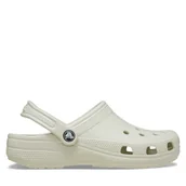Buty dla dziewczynek - Klapki Crocs Classic Clog K 206991 Écru - miniaturka - grafika 1