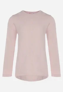 Jasnoróżowa Bluzka Longsleeve Turisanni - Bluzki damskie - miniaturka - grafika 1