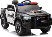 Pojazdy elektryczne dla dzieci - Auto Na Akumulator ZB618P Dodge Ram Policyjny Czarny - miniaturka - grafika 1