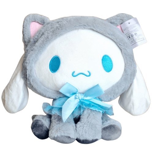 Maskotka pluszak siedząca Cinnamoroll Sanrio w ubranku 30 cm