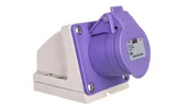 Gniazdka elektryczne - PCE Polska sp. z o.o. Gniazdo stałe 32A 2P 24V fioletowe IP44 172v - miniaturka - grafika 1