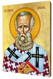 Ikona święty Grzegorz - Ikony i obrazy sakralne - miniaturka - grafika 1