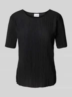Koszulki i topy damskie - T-shirt z plisami model ‘PLISA’ - miniaturka - grafika 1