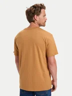 Koszulki męskie - Quiksilver T-Shirt Anchor EQYZT08178 Beżowy Regular Fit - miniaturka - grafika 1