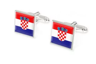 Spinki Do Mankietów - Flaga Chorwacka - Spinki do mankietów i krawatów - miniaturka - grafika 1