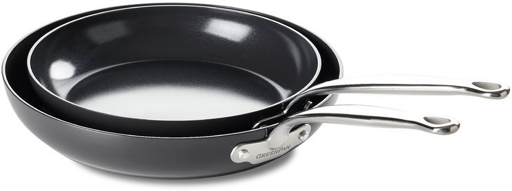 Patelnia Greenpan GreenPan Barcelona Pro 2 pcs Frypan Set 20+28cm Black