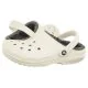 Klapki i japonki damskie - Klapki Classic Lined Clog White/Grey 203591-10M (CR266-c) Crocs - miniaturka - grafika 1