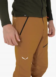 Spodnie skiturowe Salewa Sella DST Light Pants - golden brown rozmiar: s - Spodnie narciarskie - miniaturka - grafika 1