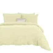 Pościel - Darymex Pościel frotte 200x220 kremowa 019 jednobarwna - miniaturka - grafika 1