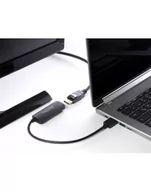Kable komputerowe i do monitorów - Delock adapter kablowy 0,18 m HDMI Typu A (Standard) DisplayPort + Micro-USB Czarny (64213) - miniaturka - grafika 1