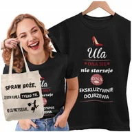 Koszulki i topy damskie - Koszulka Na 20 30 40 50 60 70 Urodziny Dla Kobiety Torba - miniaturka - grafika 1
