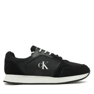 Sneakersy męskie - Sneakersy Calvin Klein Jeans Retro Sock Runner Mg YM0YM01152 Czarny - miniaturka - grafika 1
