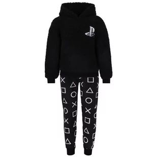 Ciepła, czarna piżama dwuczęściowa PlayStation 5-6lat 116 cm - Moda i Uroda OUTLET - miniaturka - grafika 1