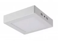 Oprawy, klosze i abażury - Oprawa downlight LED natynkowa kwadrat  6W b.neutralna 4000K (360lm) biała 11x11cm EcoLight - miniaturka - grafika 1