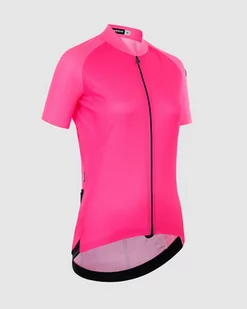 ASSOS Koszulka rowerowa damska UMA GT JERSEY C2 EVO fluo pink - Koszulki rowerowe - miniaturka - grafika 3