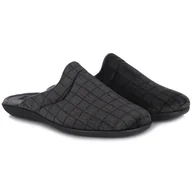 Kapcie męskie - Pantofle męskie hiszpańskie Neles 18721 GRIS R.45 - miniaturka - grafika 1