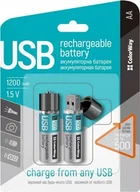 Baterie i akcesoria - Akamulator AAA USB 1200 mAh 1.5V 2pcs. - miniaturka - grafika 1