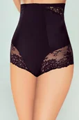 Majtki damskie - Majtki damskie wysokie z koronką Vella Eldar czarne  S - miniaturka - grafika 1