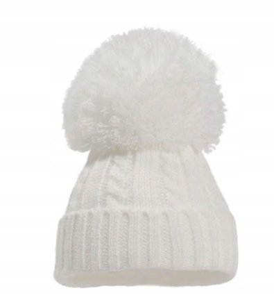 SOFT TOUCH DZIECIĘCZA CZAPKA CIEPŁA ZIMOWA POMPON 86/92 JMB