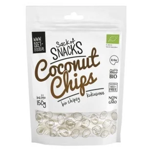 Diet-Food Coconut Chips BIO Chipsy Kokosowe 150g MIPCHIPSYKOKO - Zdrowa żywność - miniaturka - grafika 2
