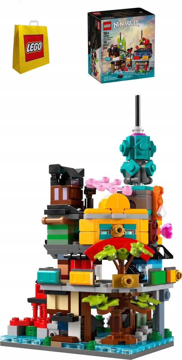 LEGO Ninjago 40705 - Ogrody mikro-miasta NINJAGO Torebka