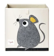 Pojemniki na zabawki - 3Sprouts Opbevaringskasse Mouse - IBXMOU - miniaturka - grafika 1