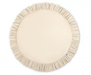 Mata do zabawy z falbanką- beżowy - Maty edukacyjne - miniaturka - grafika 1