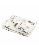 Kołdry i poduszki dla dzieci - Bonjour Cherie Kołderka bawełniana 75/100 Farma - miniaturka - grafika 1