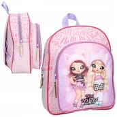 Torby szkolne - Vadobag Mały Plecak Laleczki Na!Na!Na! Surprise Różowy Z Kieszenią - miniaturka - grafika 1