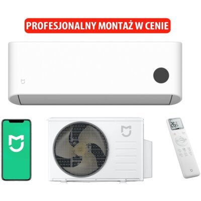 XIAOMI Klimatyzator Split, Pompa ciepła powietrze - powietrze Mijia Air Conditioner Eco 2.6 kW z usługą montażu