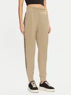 Spodnie sportowe damskie - Guess Spodnie dresowe W5RB00 KBYE2 Szary Regular Fit - miniaturka - grafika 1