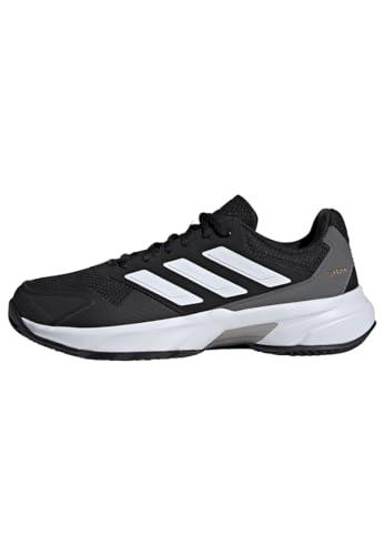 adidas Męskie tenisówki Courtjam Control, Core Black/Core Black/Off White, 38 EU, Core Black Core Black Off White, 47 1/3 EU