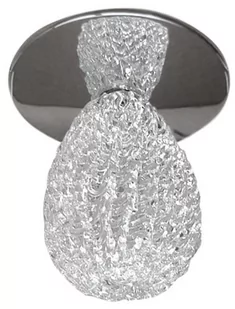 Candellux Podtynkowa halogenowa OPRAWA sufitowa OCZKO SK-10B 2263803 Chrom transparentny - Lampy sufitowe - miniaturka - grafika 1