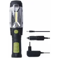 Latarki - EMOS Emos ładowany-latarka-3 W COB + 6 LED, tworzywo sztuczne, Black, Green, 24,5 x 5,5 x 40,5 cm P4518 - miniaturka - grafika 1