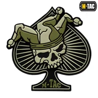 Odzież taktyczna i umundurowanie - M-Tac - Naszywka Ace of Spades - PVC 3D - Oliwkowy - 51108236 - miniaturka - grafika 1